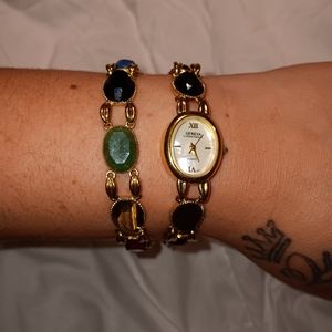 Geneva watch and bracelet set